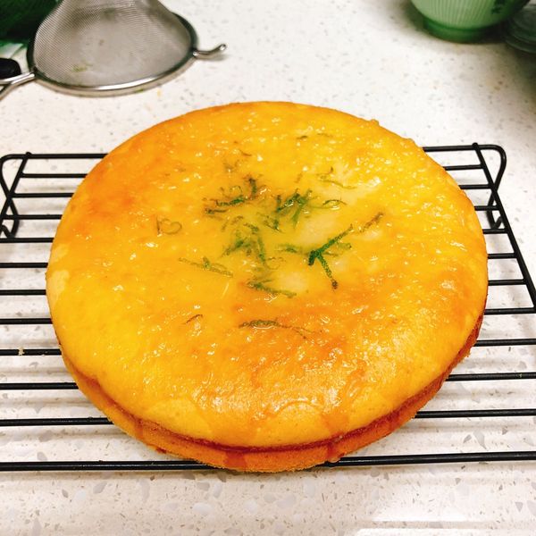 老奶奶檸檬蛋糕(簡易版) : 劉晏辰一起做