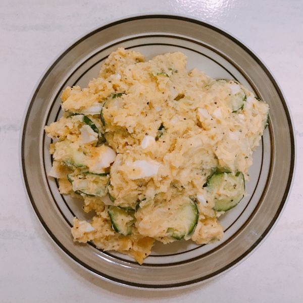 [減肥食譜] 地瓜泥沙拉：吳娟 一起做