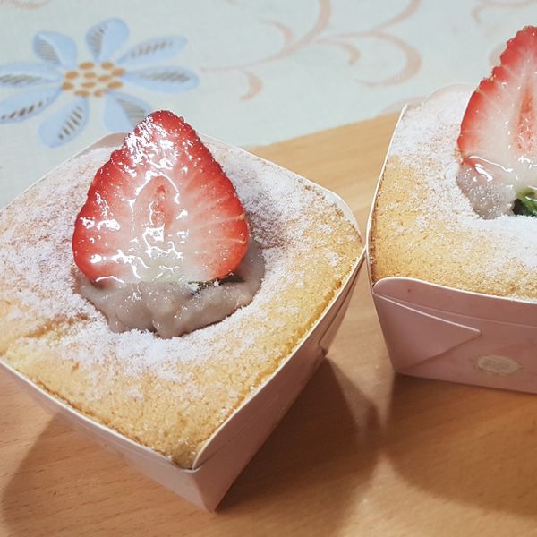 🍓草莓奶油小蛋糕：Hsiu Mei Chang 一起做
