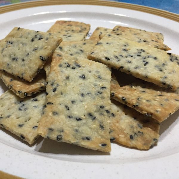 低卡健康手工餅～黑芝麻楓糖餅乾：瓊安 一起做