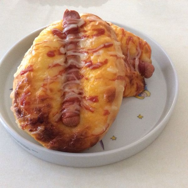 小熱狗起司麵包（低溫發酵法）：lisa 一起做