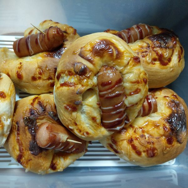 小熱狗起司麵包（低溫發酵法）：妳愈醇 一起做