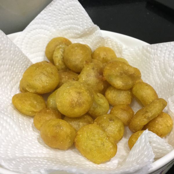 消耗地瓜最快的料理-地瓜球 : pradamine一起做