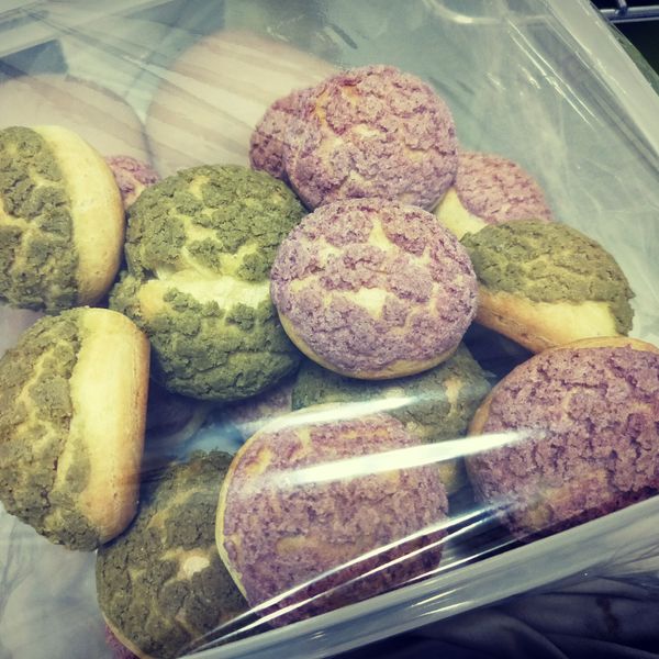 雙色菠蘿小泡芙(附香草卡士達醬做法） : 黃軒一起做