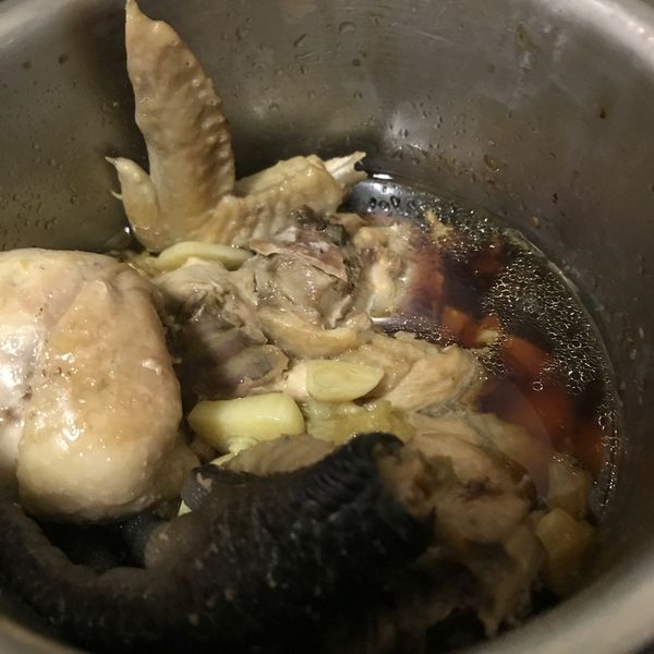 蒜頭蒸雞❤️ : 小男一起做