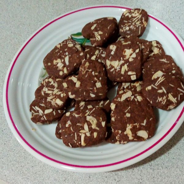 巧克力杏仁餅乾 : Cheese一起做