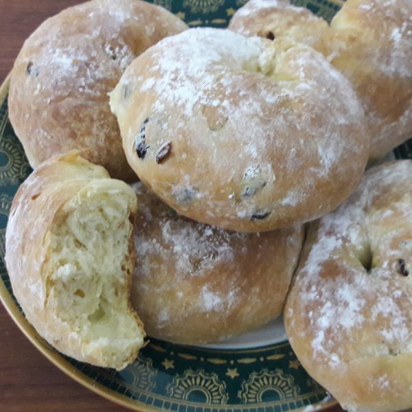 【香濃柔軟】蔓越莓奶油乳酪麵包捲 : Peiying Lee一起做