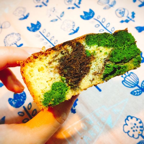 迷彩戚風蛋糕：Jessica Huang 一起做