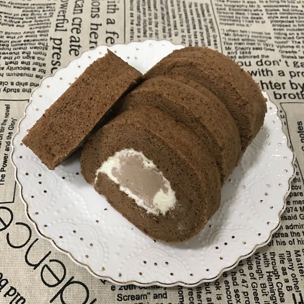 可可奶凍蛋糕捲 : yiju一起做