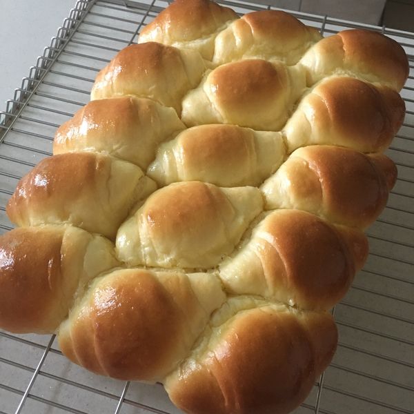 奶香麵包捲:賴素華 一起做