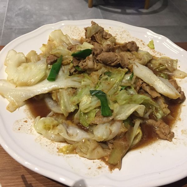 沙茶高麗菜炒薄片 : Chi-Hsiu Chao一起做