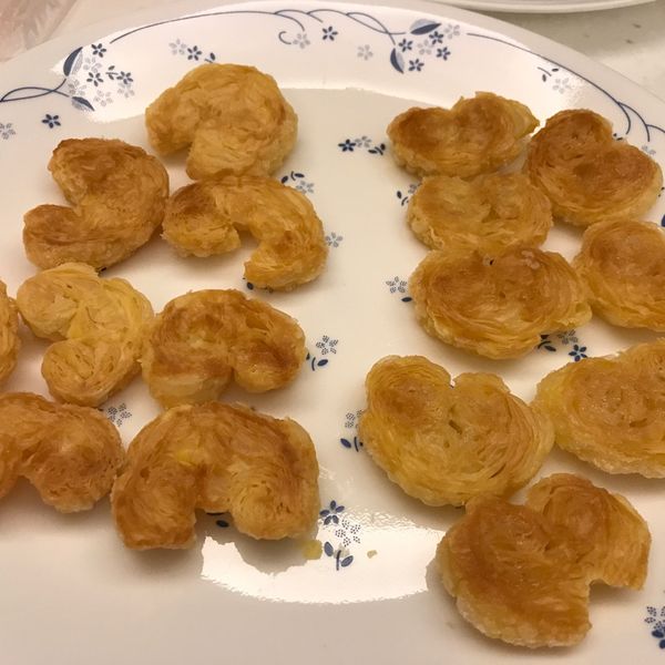 起酥片變身~蝴蝶酥 : 小米姊一起做