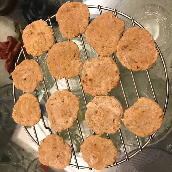 【純素養生】香蕉餅乾 : 廢材小姐一起做