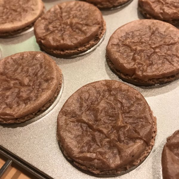 法式馬卡龍（低筋麵粉） : 楊小涵一起做