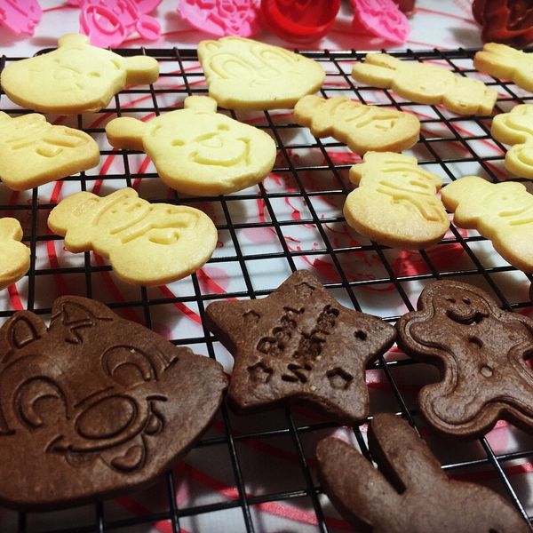 《應景聖誕》薑餅人造型雙色可可餅乾 : Lili Lai一起做