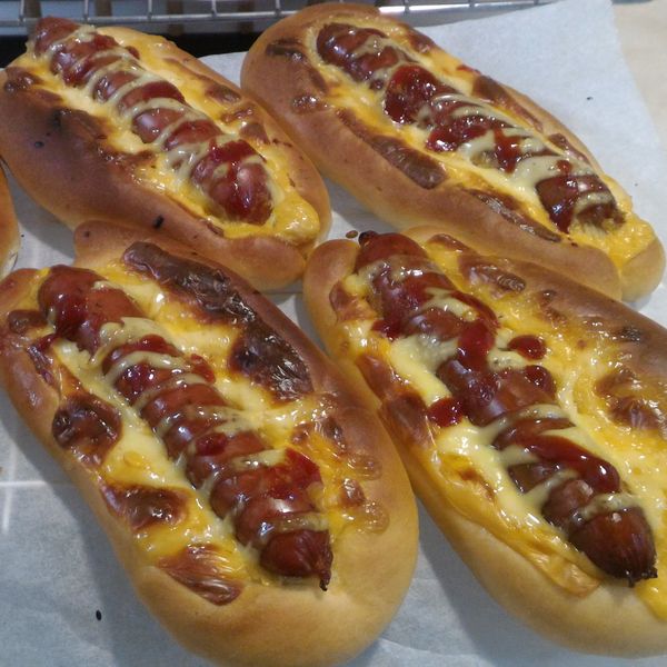 小熱狗起司麵包（低溫發酵法） : Kkwjo Lin一起做