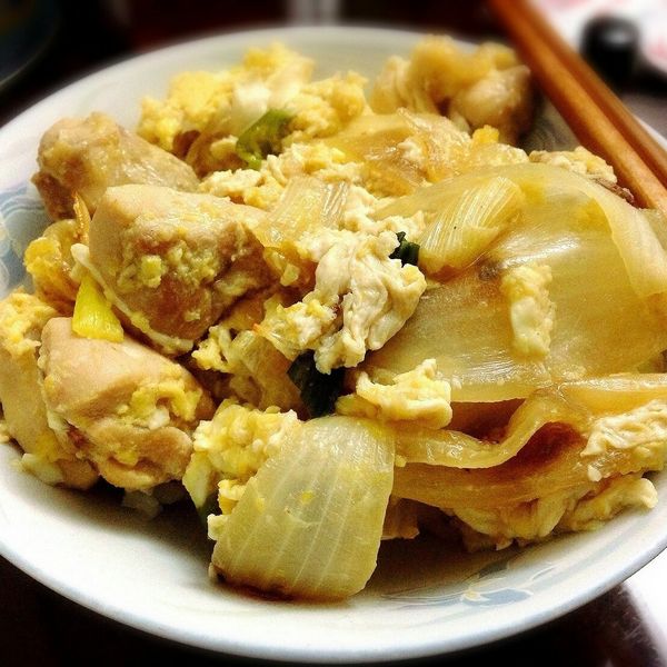 <日式>雞肉親子丼 : 曾俊清一起做