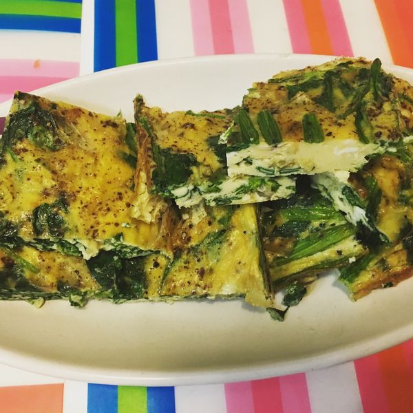 10分鐘搞定低卡美味蘑菇菠菜烘蛋：Sharon Chiu 一起做