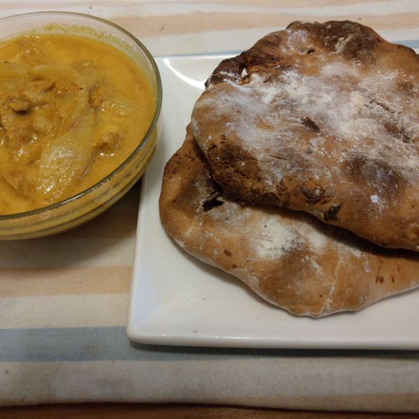 百搭的 蒜味印度烤餅 : 林善毛一起做