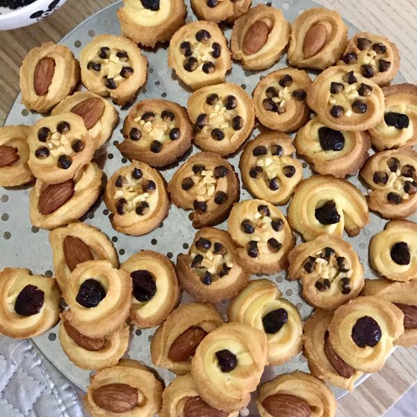 奶油乳酪奶酥餅乾 : Melody Wang一起做