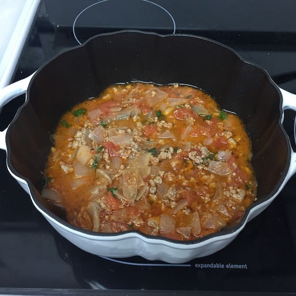 無水蕃茄肉醬（紅醬）：林凱琳 一起做