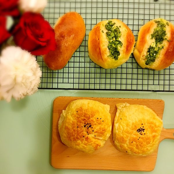 (麵包機) 古早味香蔥麵包:anne 一起做