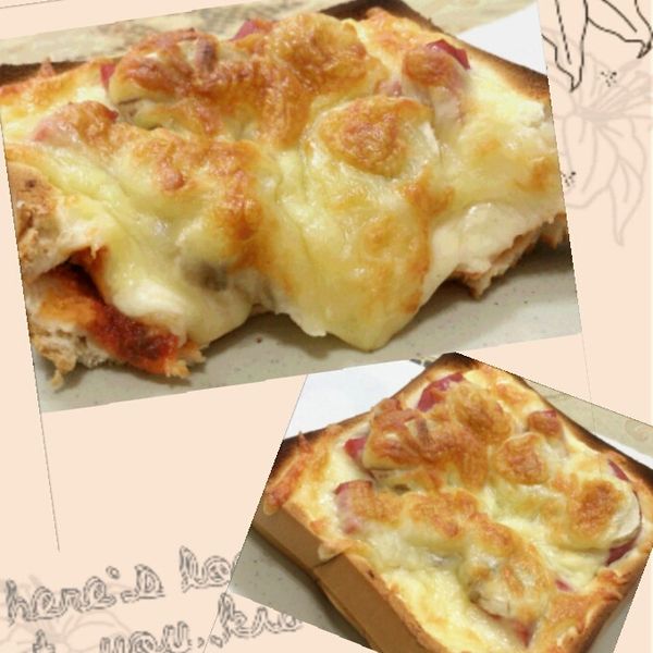 夏威夷吐司披薩：Yuunei Kung 一起做