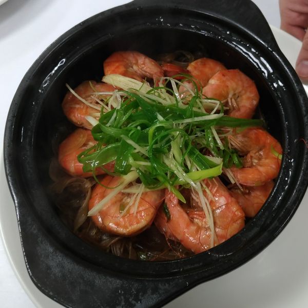 鮮蝦粉絲煲：mg91 一起做