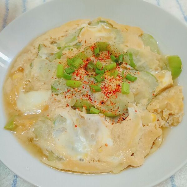 滑蛋絲瓜 : 黃千晏一起做