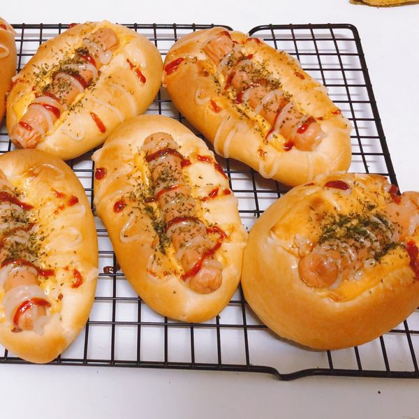 小熱狗起司麵包（低溫發酵法）：Joanne 一起做