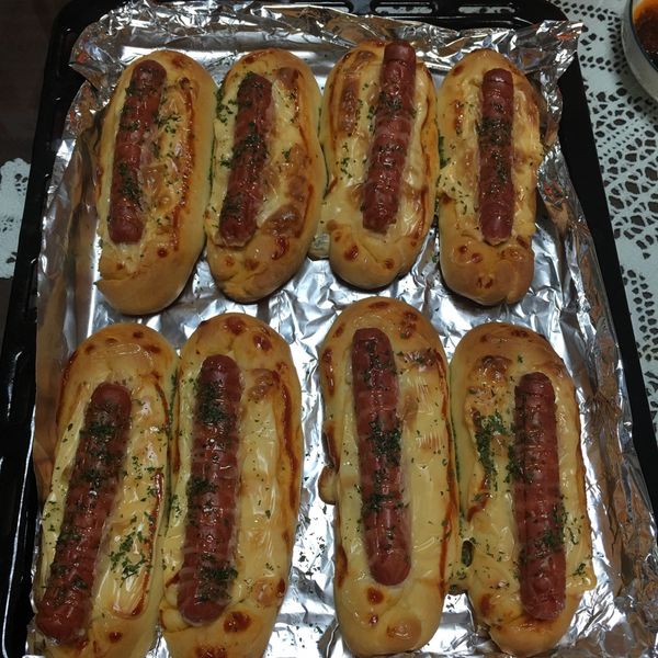 小熱狗起司麵包（低溫發酵法）：李小佳 一起做