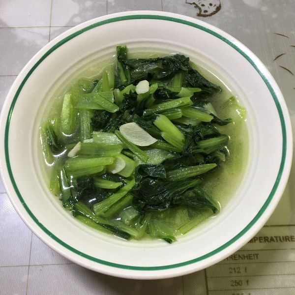 清炒油菜：賴素華 一起做