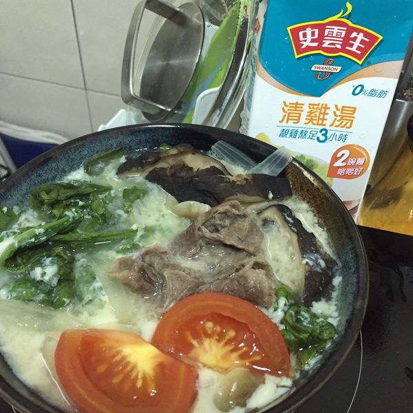 蒸蛋烏龍麵 : Mei Melissa一起做