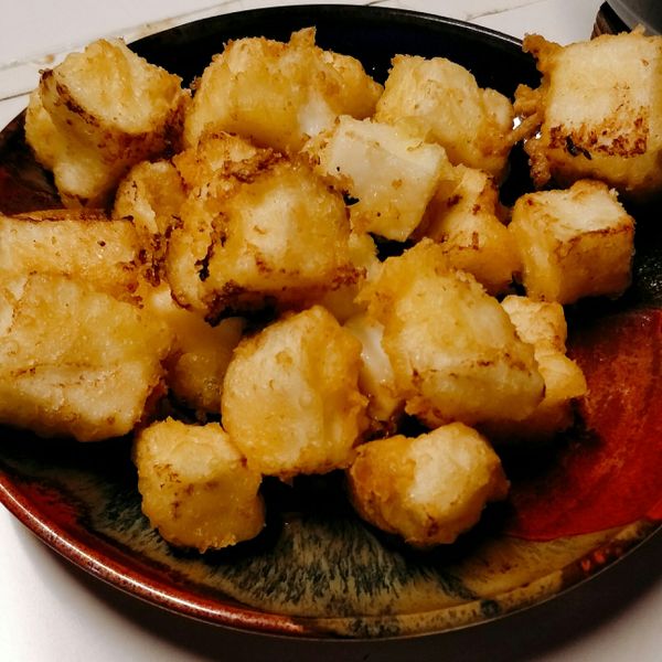 (夜市小吃點心)小心燙口的"脆皮炸鮮奶"：Tsai 一起做