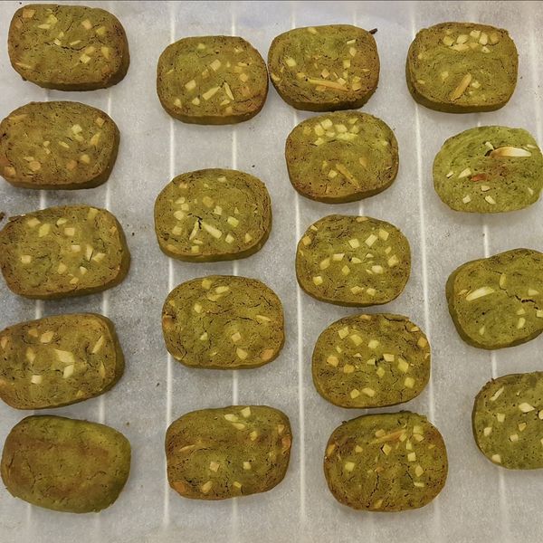 🌹抹茶餅乾&抹茶杏仁餅乾🌹：DC 一起做