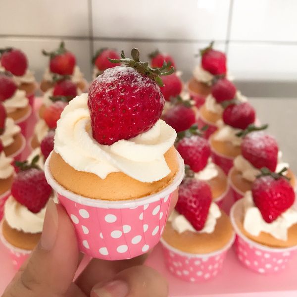 柳橙杯子蛋糕：ミヤミ ネン 一起做