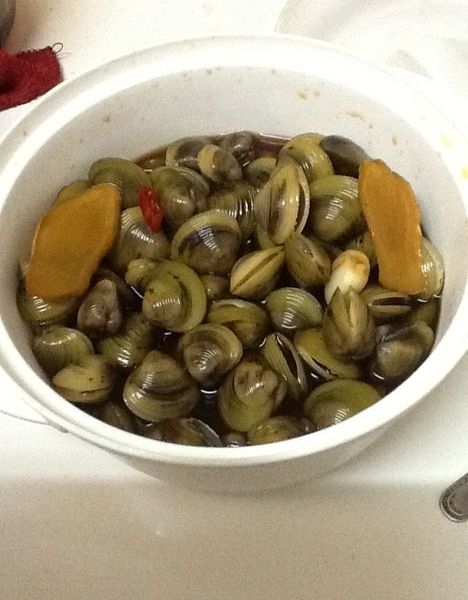 【涼拌菜】醃鹹蜆仔：景嵐 一起做