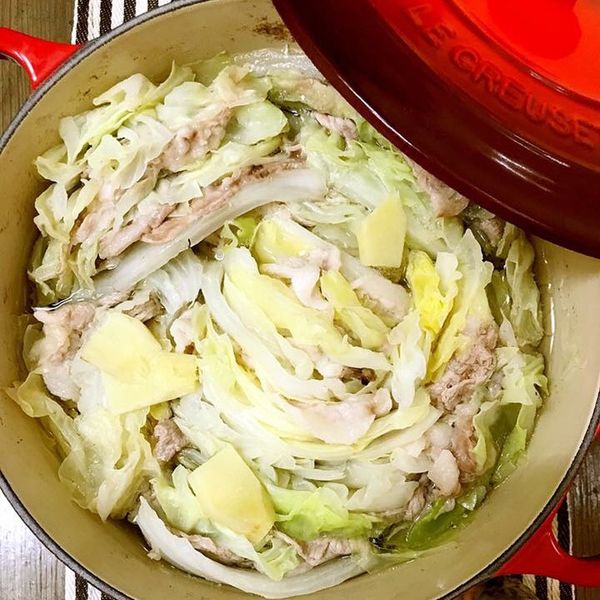 大白菜豚肉無水鍋 : Joan Wu一起做