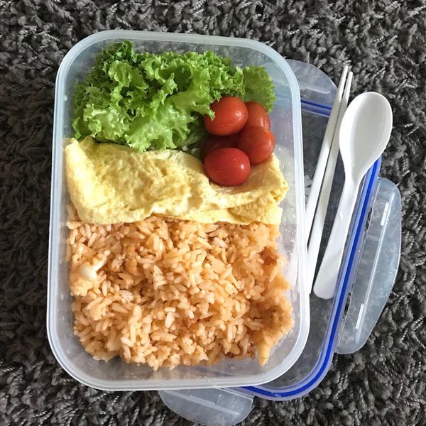 番茄蛋炒飯🍅（無肉絲版） : YY一起做