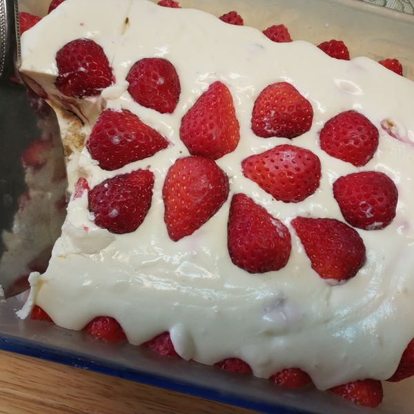 【免烤箱】特濃草莓生乳酪蛋糕 : 管海玲一起做