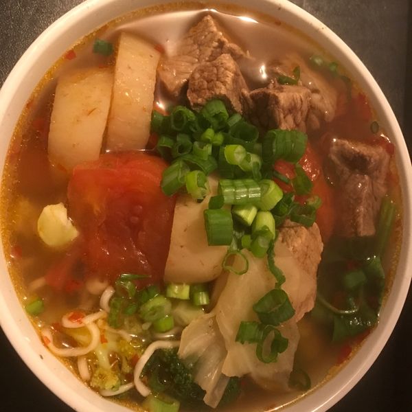 牛肉麵：sara wang 一起做