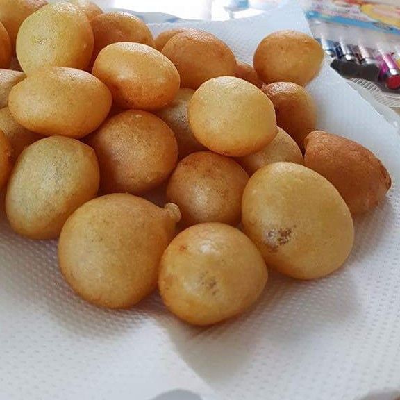 地瓜球
紅豆沙餡 : 伶如一起做