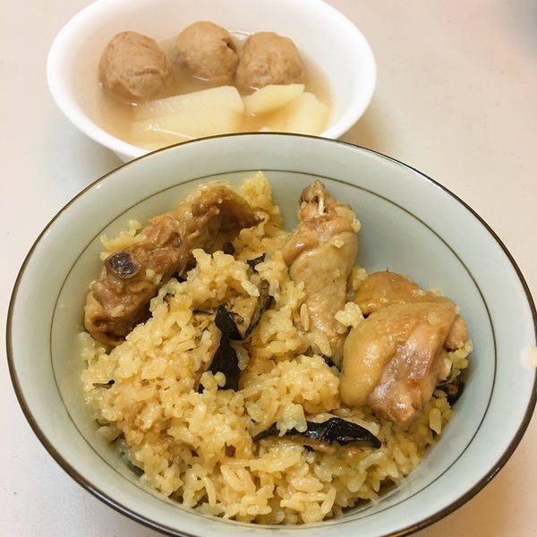 麻油雞飯 : 🍳菜鳥小廚娘🥘一起做