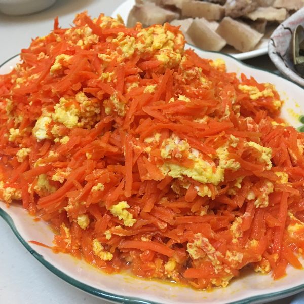 紅蘿蔔炒蛋@美麗人妻Selina Wu : 🍳菜鳥小廚娘🥘一起做