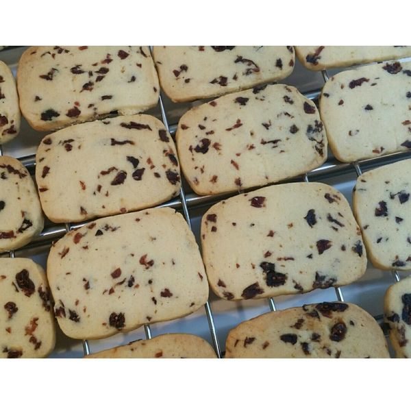 手工餅乾 杏仁巧克力 蔓越莓口味 : 吳瑜庭一起做