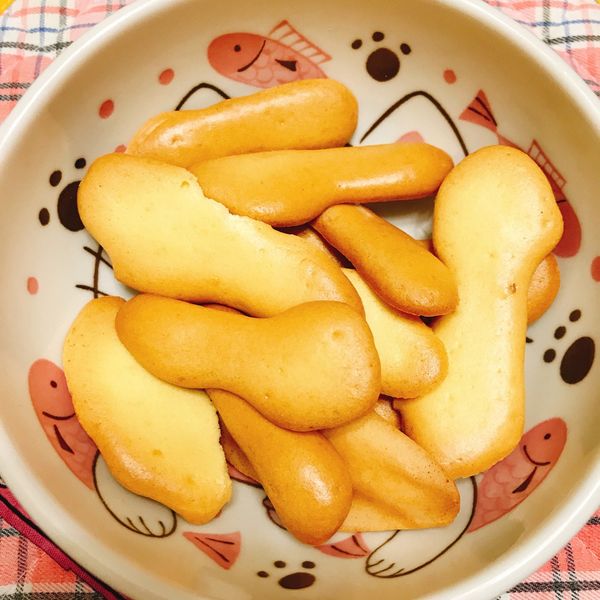 『寶寶食譜』無油手指餅乾(三種材料)：洪秀蓁 一起做