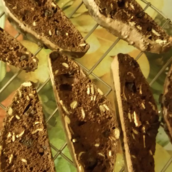 可可核桃意大利脆餅（無油配方、全蛋打發） : 娟娟一起做