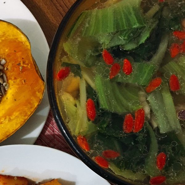 一點都不苦的刈菜雞湯！：吳麗玉 一起做