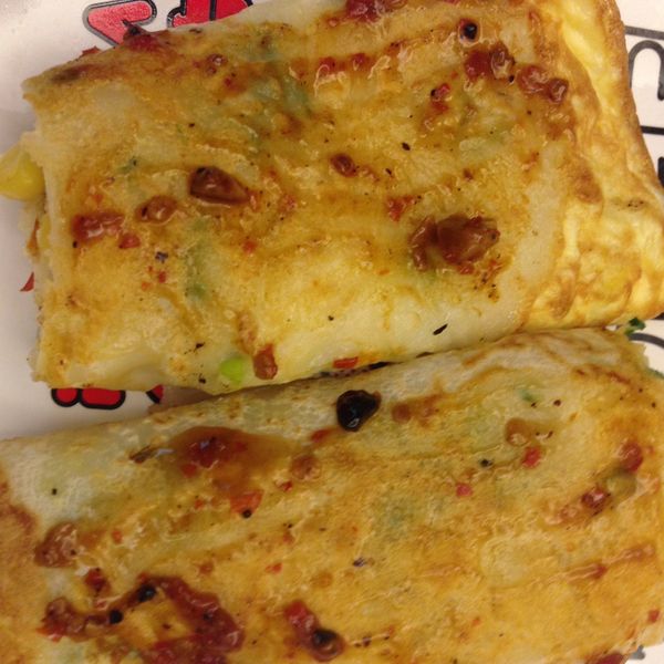 沙茶玉米蔥蛋餅：lisa 一起做