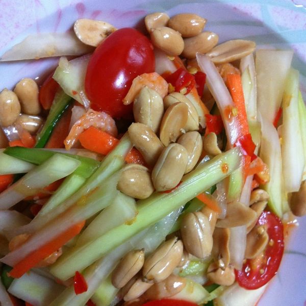 青木瓜沙拉 : Kitty一起做